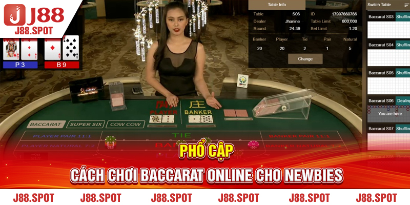 Phổ cập cách chơi Baccarat online cho newbies